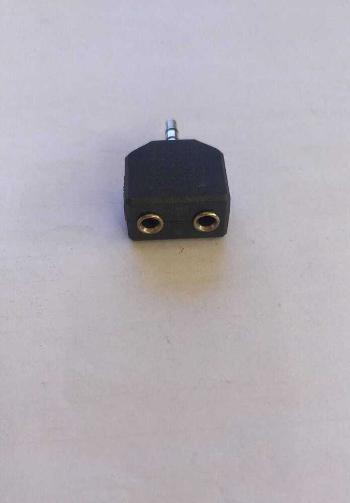 6.35mm Stereo Plug To 2 3.5mm Jack