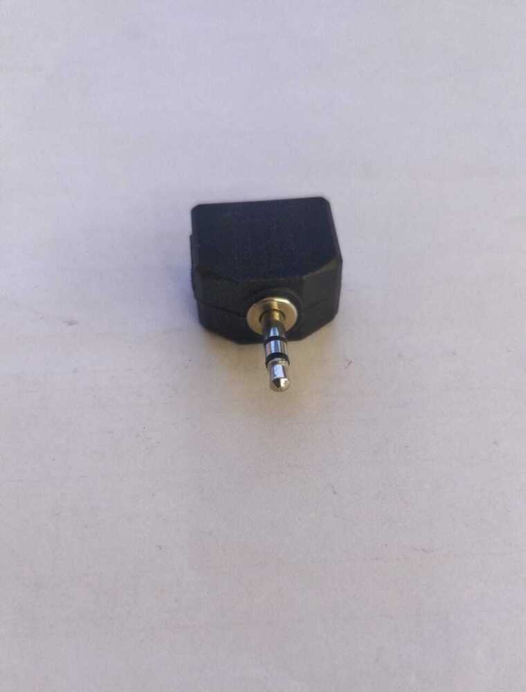 6.35mm Stereo Plug To 2 3.5mm Jack