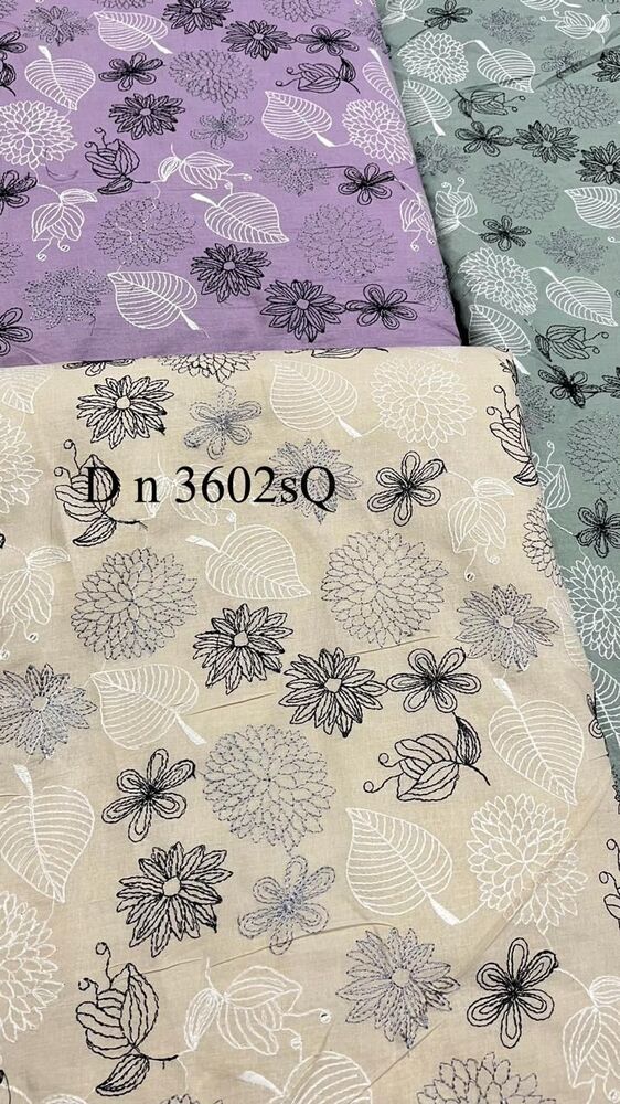 Cotton Work Fabric - Color: Multicolor
