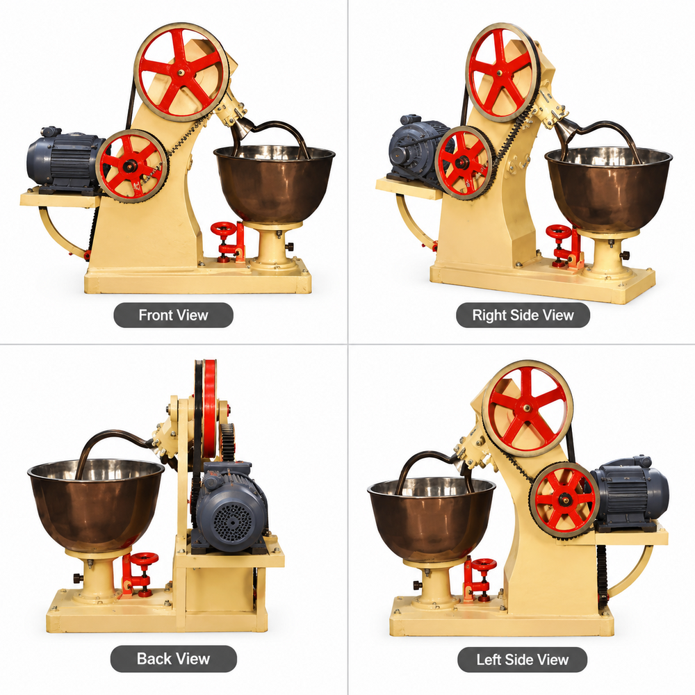 Flour Kneading Machine - Stainless Steel, 220 Volt, Fully Automatic, Variable Speed Modes | High Efficiency, Freestanding, Manual Control, 1-Year Warranty
