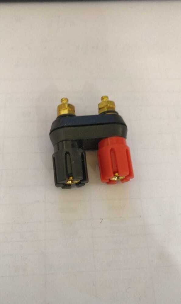 Joint Terminal Gold Plated - Metal Brass Standard Size, Red/black Color | Charging, Data Transfer, Peripheral Connectivity, Power Delivery