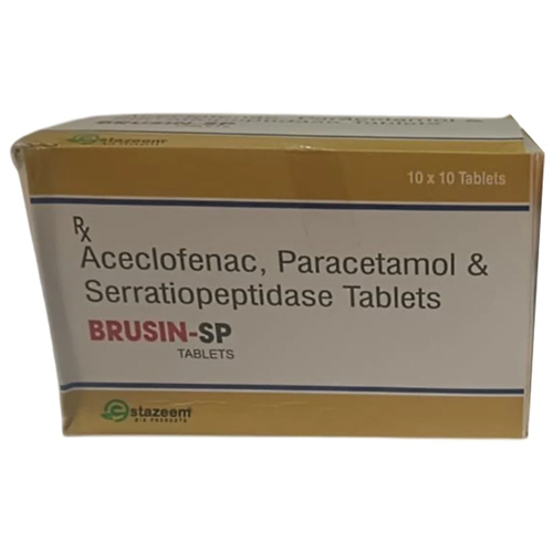 Aceclofenac Paracetamol Serratiopeptidase Tablets