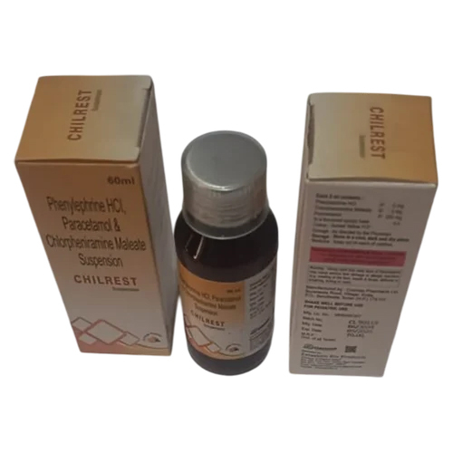 60ml Phenylephrine HCI Paracetamol Chlorpheniramine Maleate Suspension