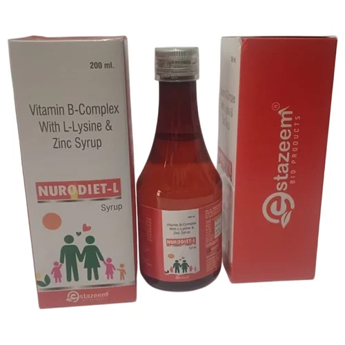 200ml Vitamin B Complex L Lysine Zinc Syrup