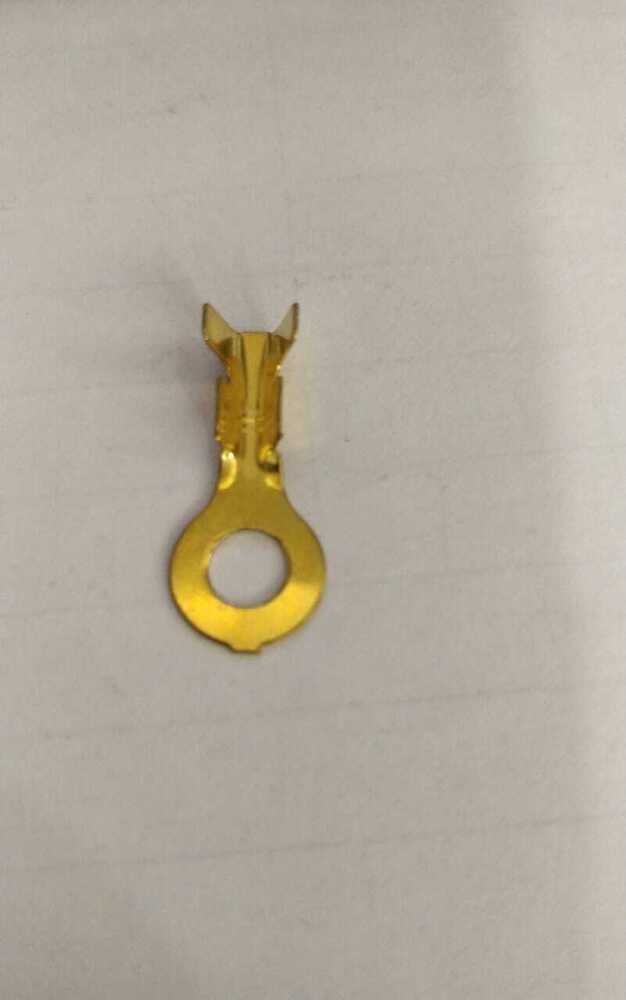 L-104 Thimble - Brass, Designed For Various Battery Sizes, Golden Finish - Reliable Spring Mechanism For Easy Battery Insertion And Removal