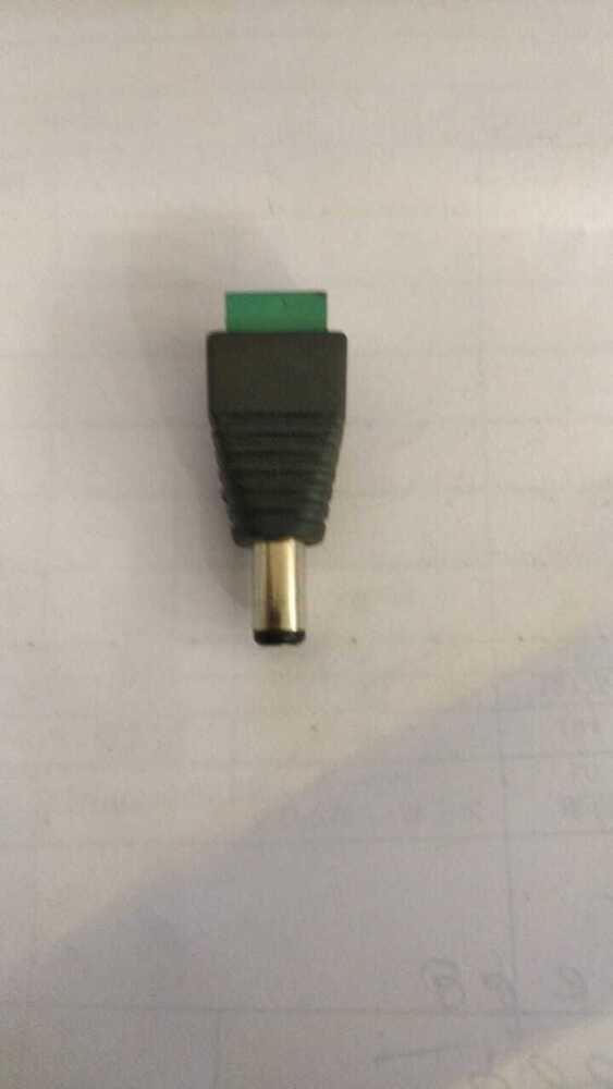 Dc Pin Male With Green Terminal - Plastic, Minimum Order Quantity: 100 Pieces | Data Transfer, Charging, Peripheral Connectivity, Audio/video Transmission, Power Delivery