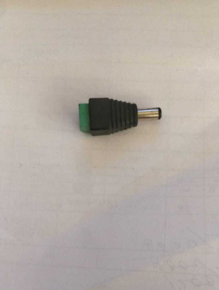 DC PIN MALE WITH GREEN TERMINAL