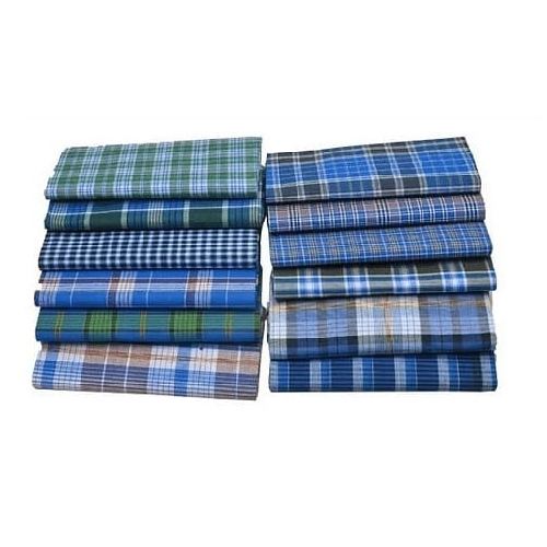 Mens Checked Lungi