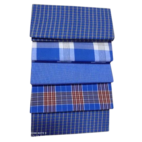 Mens Cotton Check Lungi - Color: Various Available