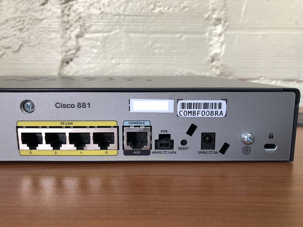 Cisco 881-k9 Integrated Services Vpn Security Router For Small Office & Branch Networks - Power Consumption: 60 Watt (W)