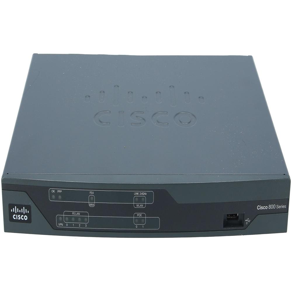 Cisco 881-k9 Integrated Services Vpn Security Router For Small Office & Branch Networks - Power Consumption: 60 Watt (W)