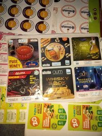 printed  stickers label