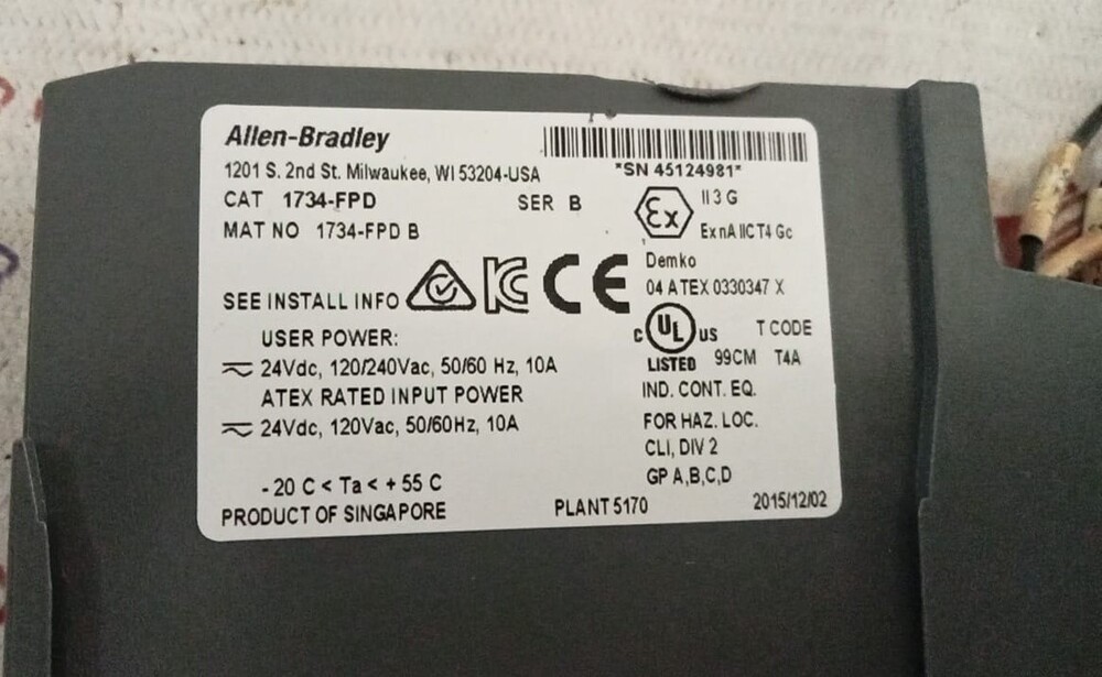 ALLEN BRADLEY 1734-FPD