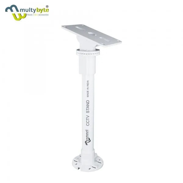 Multybyte Cctv Camera Stand - Durable Aluminum, 18 Inch , Weather-resistant, Universal Compatibility, Flexible Positioning, Easy Installation