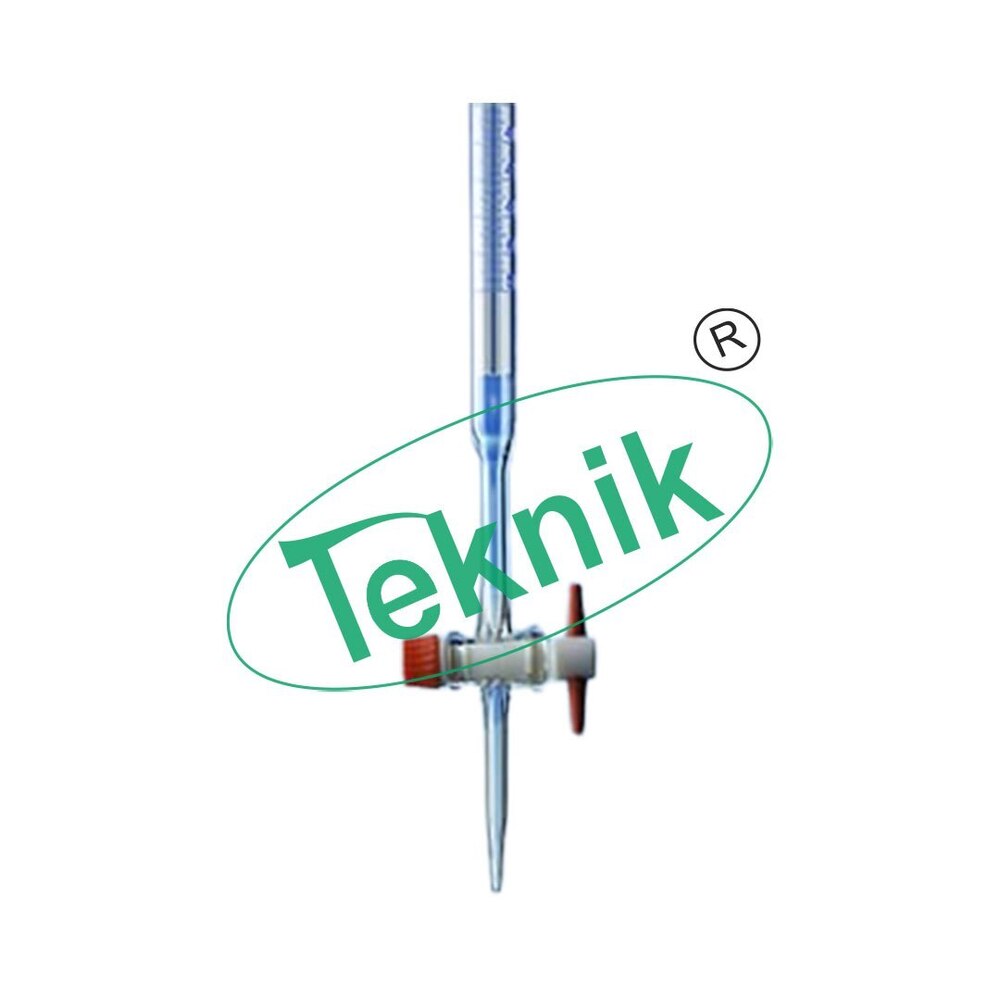 Mohr Burettes - Plastic Material, Automatic Fixing, Anti-slip Elastomer Stops, Fits Rods Up To 12 Mm | Ideal For Biology Models