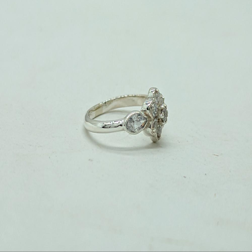 Moissanite Engagement Ring, Dainty Promise Ring, Birthday Gift for Wife