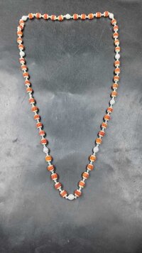 Pure Silver Rudraksha Mala