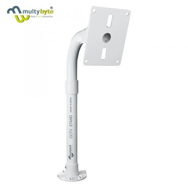 Multybyte CCTV Camera Stand | Indoor & Outdoor Wall & Ceiling Mount | Heavy Duty CCTV Housing - L Type 27 Inch