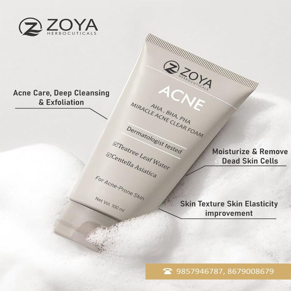 Acne Cream - Lightweight Non-Greasy Formula | Tea Tree Oil, Neem, Salicylic Acid, Aloe Vera, Witch Hazel, Vitamin E, Lemon Extract