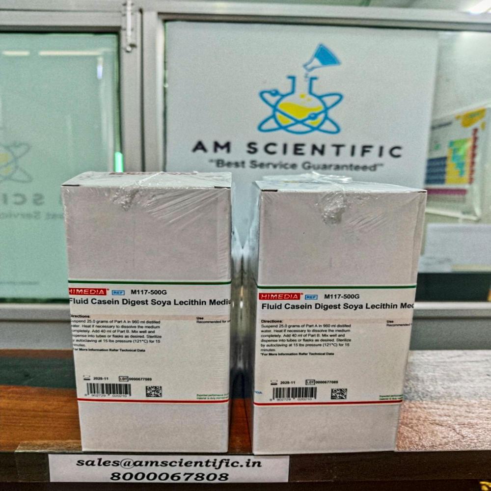 Fluid Casein Digest Soya Lecithin Medium (Twin Pack) , Packaging Details: Plastic Bottle