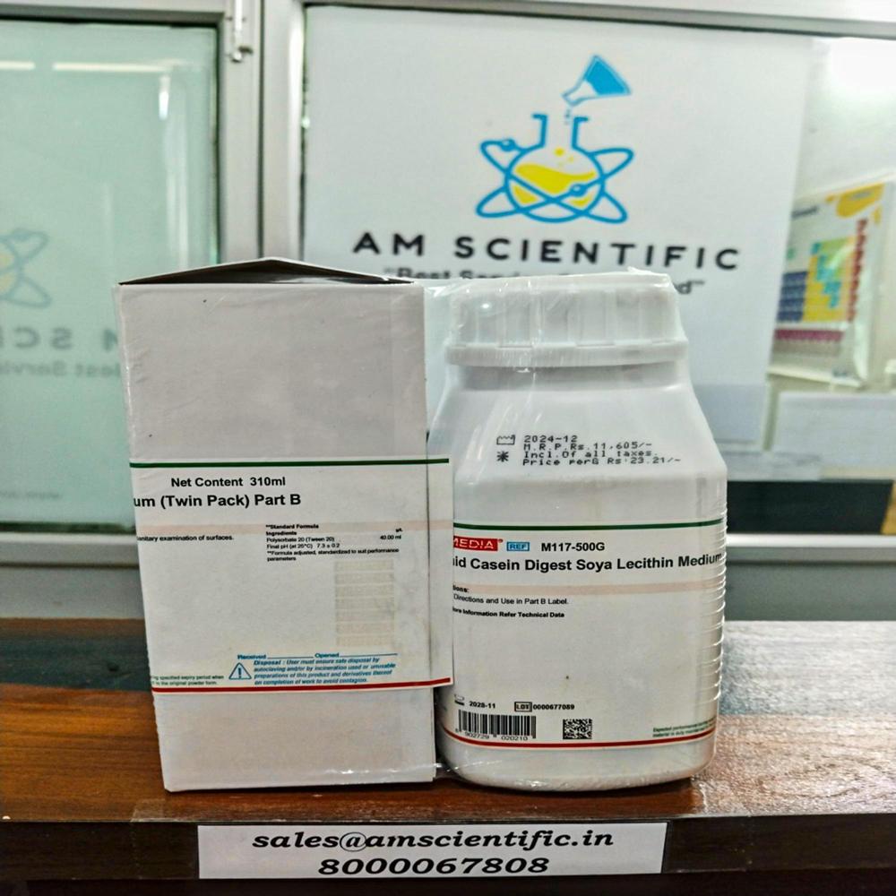 Fluid Casein Digest Soya Lecithin Medium (Twin Pack) , Packaging Details: Plastic Bottle - Physical Form: Powder