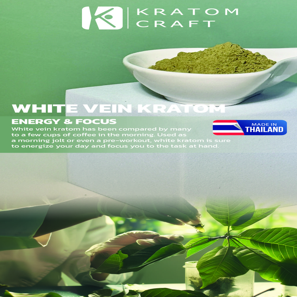 Premium Thai Kratom - Dried Leaves Powder