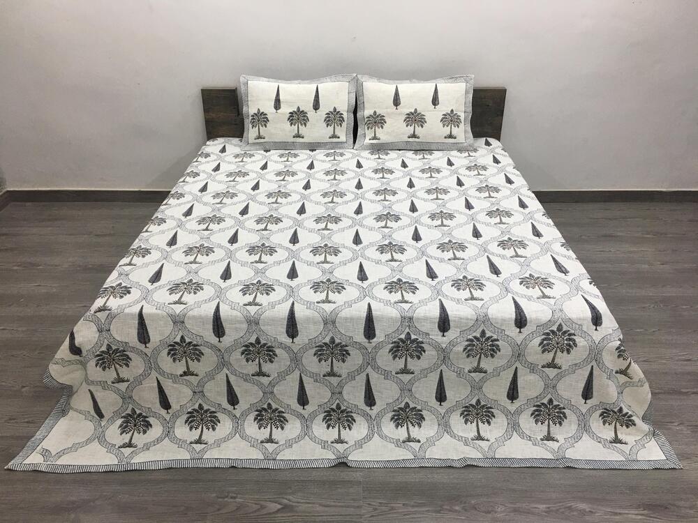 Hand Block Printed TNT Bedcover