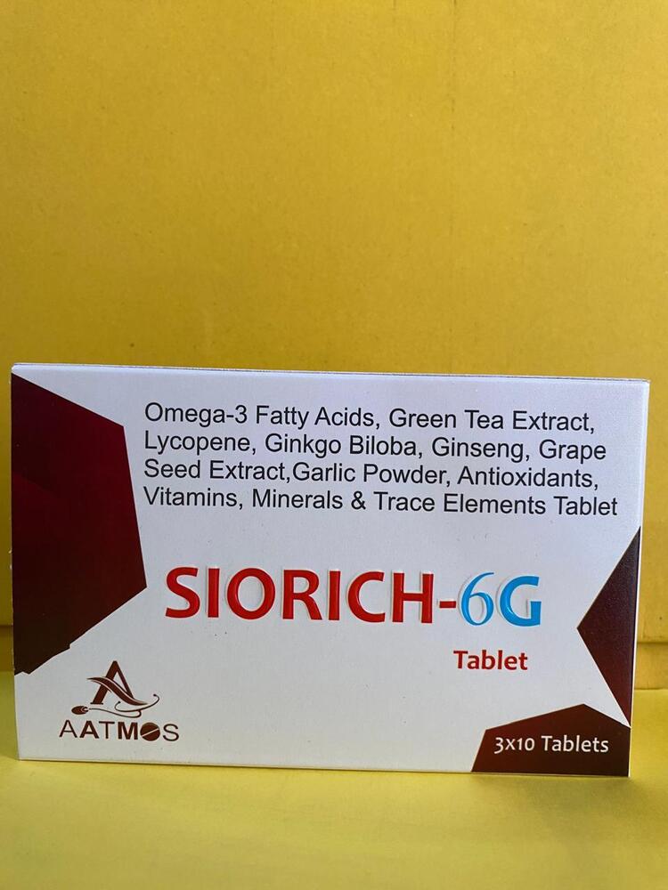 OMEGA -3 FATTY ACID,GREEN TEA EXTRACT ,LYCOPENE,GINGO BILOBA/GINSENG,GRAPE SEED EXTRACT,GARLIC POWDER,ANTIOXIDANTS,VITAMINS,MINERALS & TRACE ELEMENTS TABLET