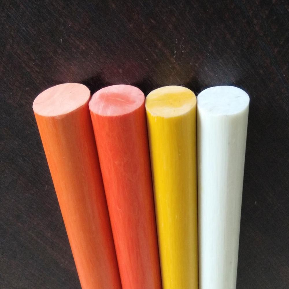Grp Round Rod - Fiberglass Reinforced Polymer, Diameter: 4mm To 25.4mm, Corrosion Resistant, Lightweight, Smooth Surface, Insulator For 11/66 Kv