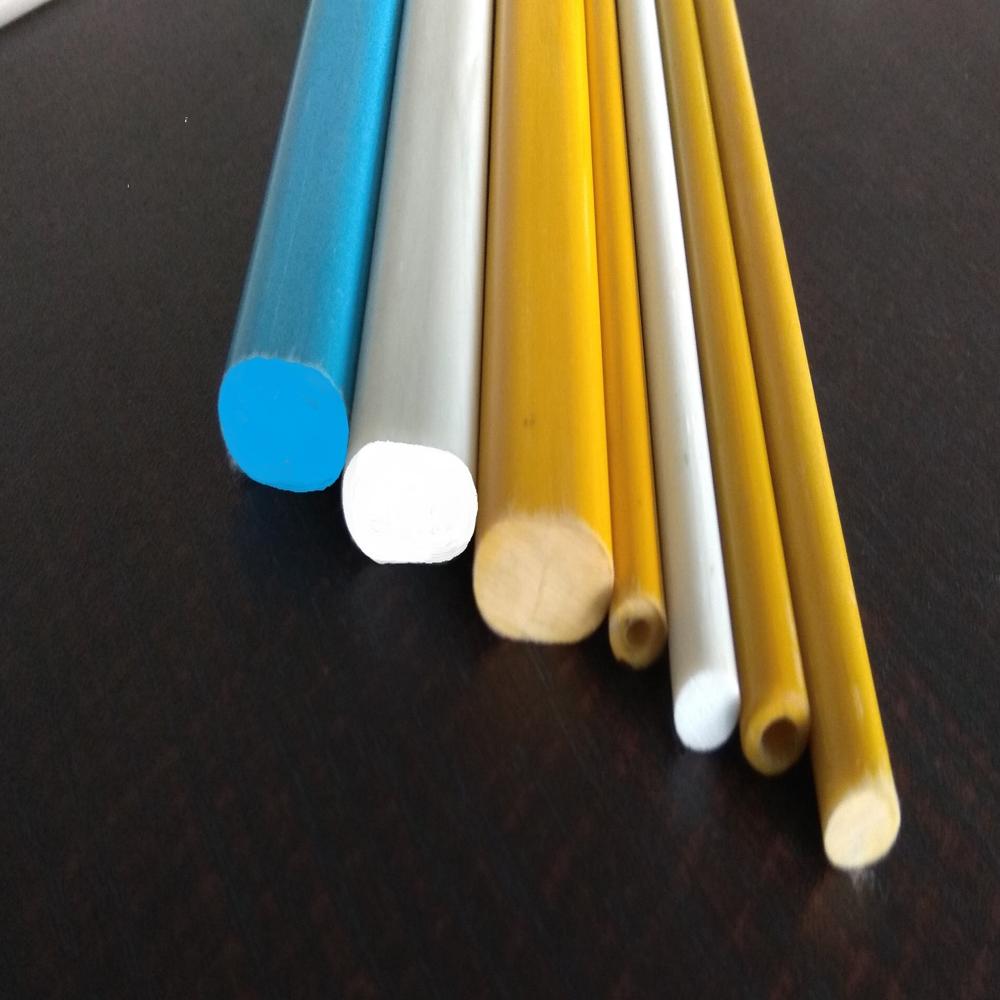 Grp Round Rod - Fiberglass Reinforced Polymer, Diameter: 4mm To 25.4mm, Corrosion Resistant, Lightweight, Smooth Surface, Insulator For 11/66 Kv