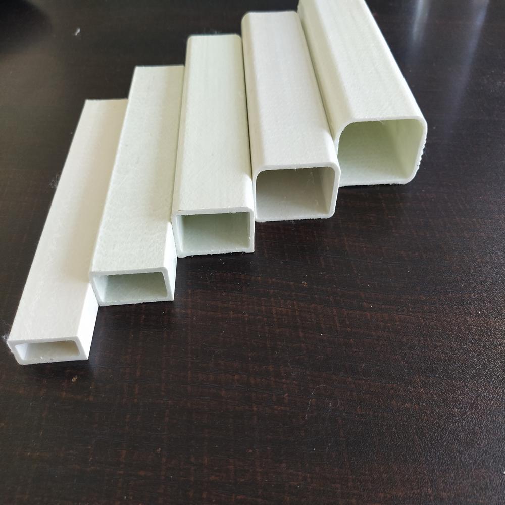 Grp Square Tube - Fiberglass Reinforced Polymer Profiles, Size 50x25x4mm To 100x30x4mm, Non-conductive & Corrosion Resistant Insulator For 11 Kv & 66 Kv