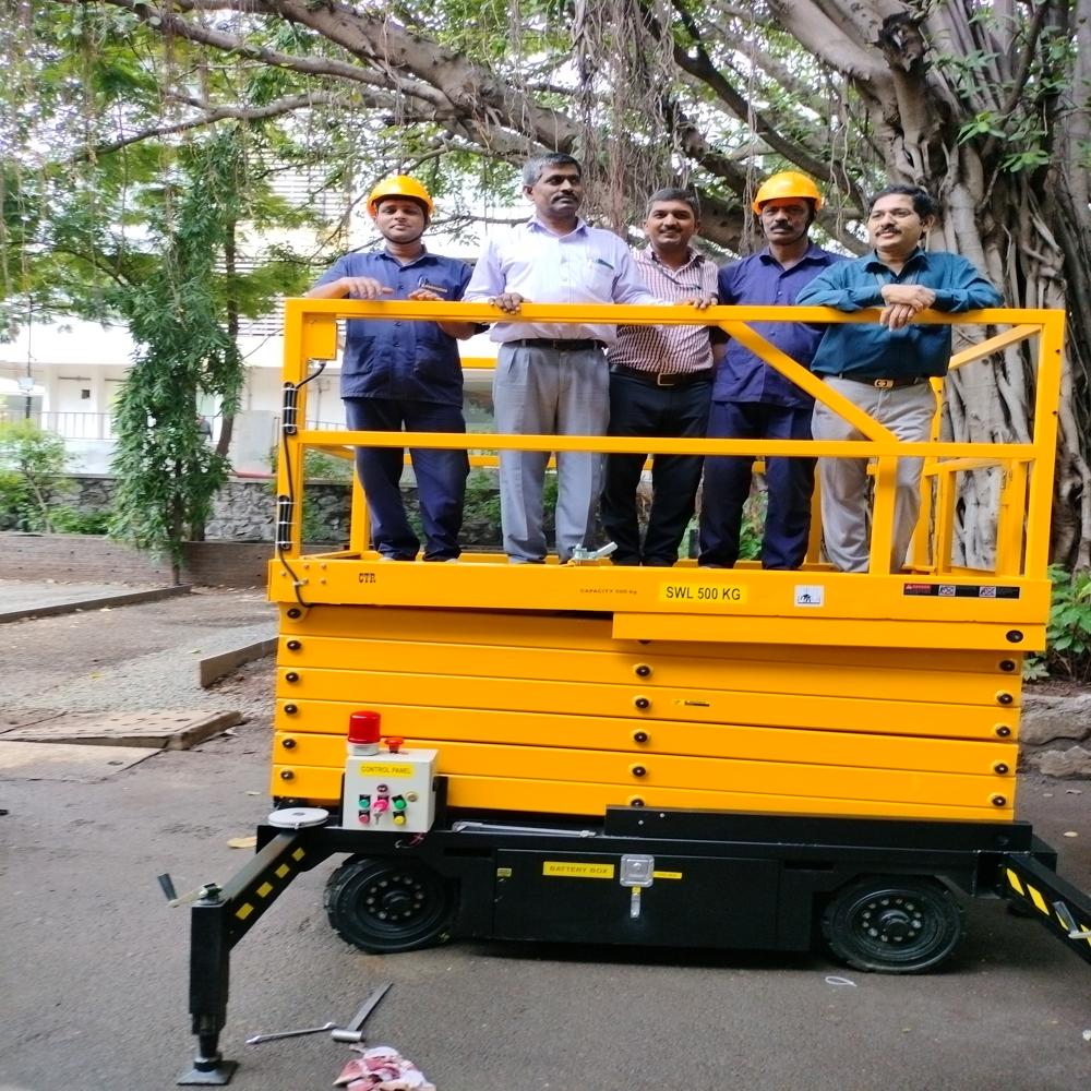 Overhead Scissor Lift Machine