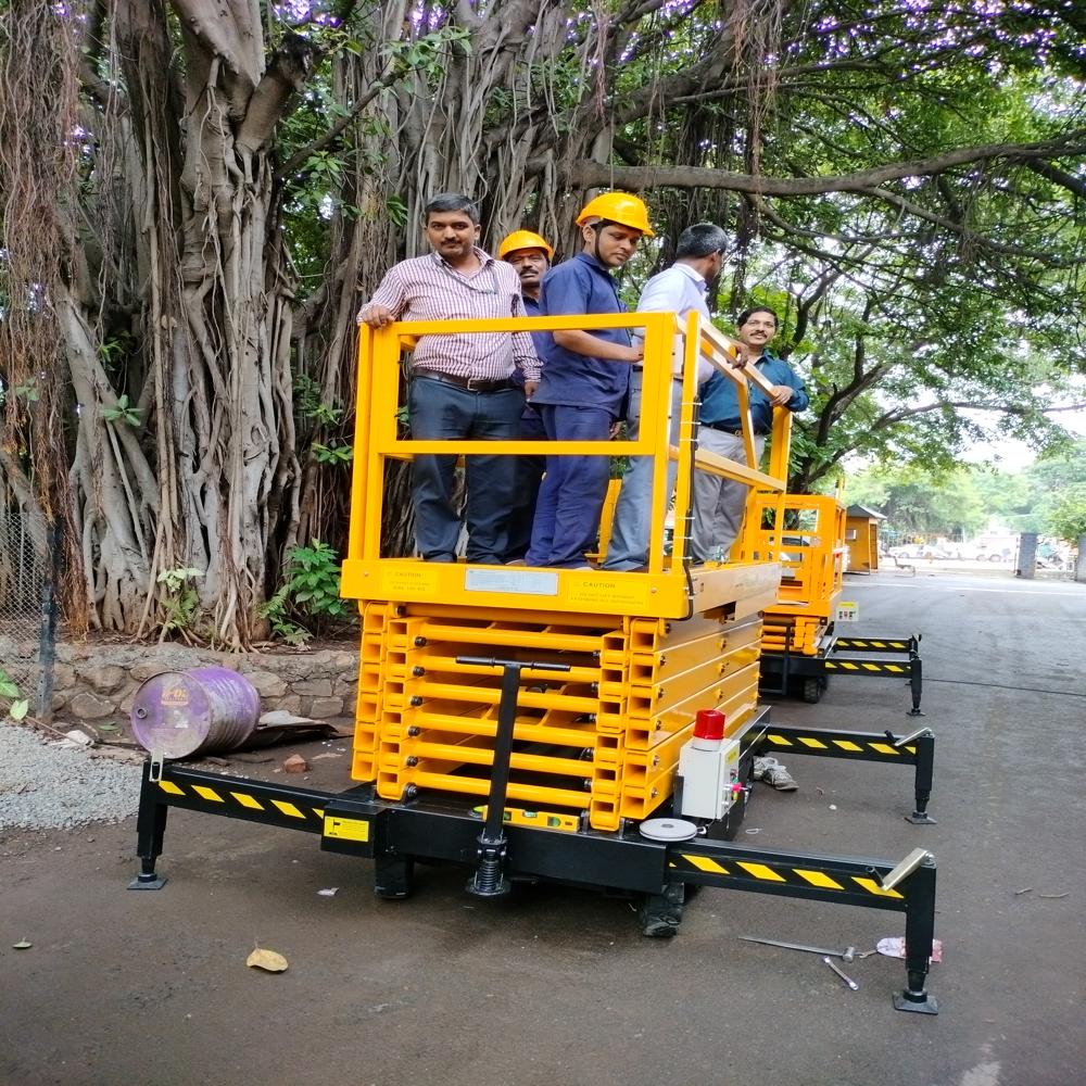 Overhead Scissor Lift Machine