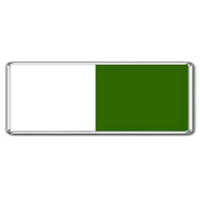 Combination Writing Board - Color: White And Green