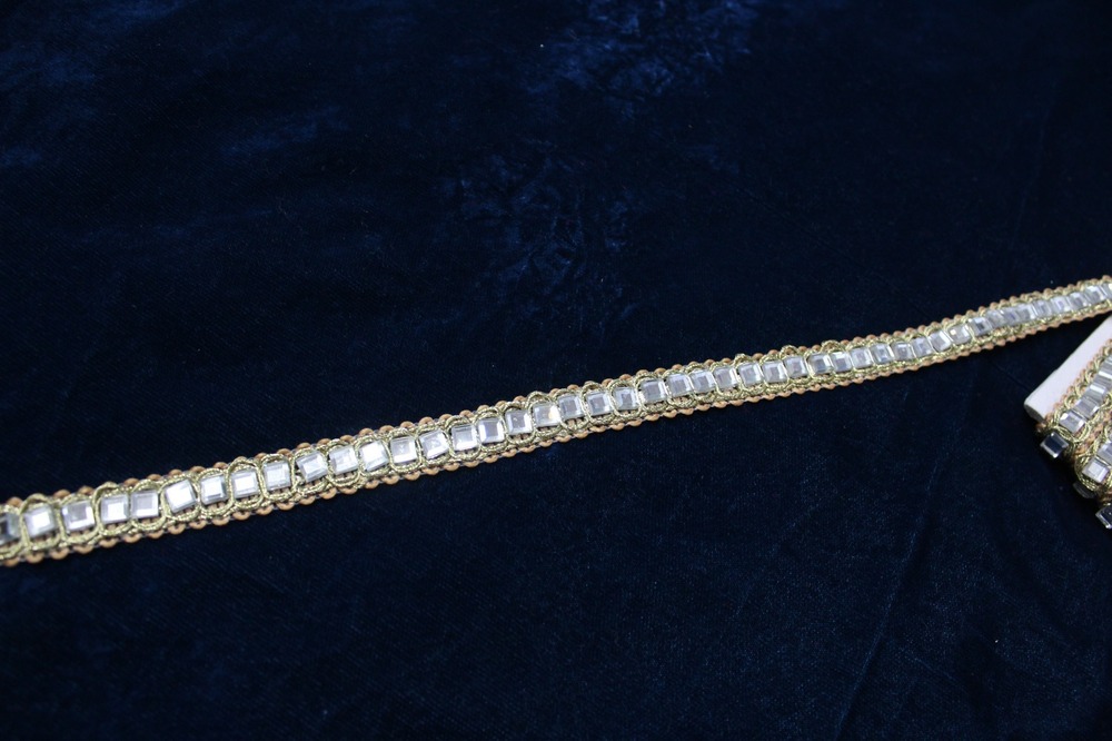 zari mirror lace