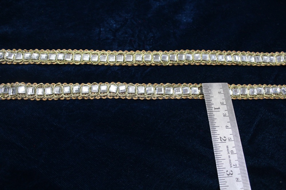 zari mirror lace