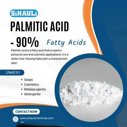 Palmitic Acid 90% Manufacturers, Suppliers, Exporters From Vasai Mumbai