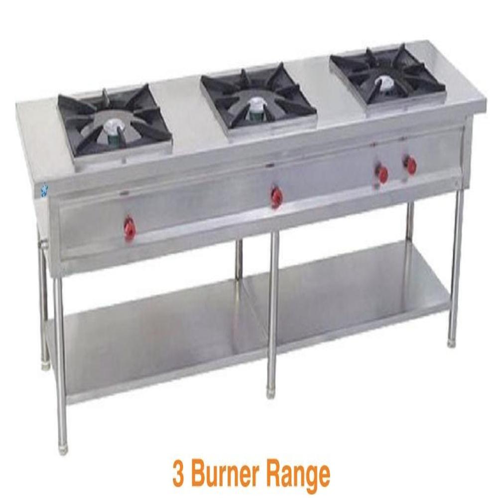 Three Burner Range - Features: Good Quality