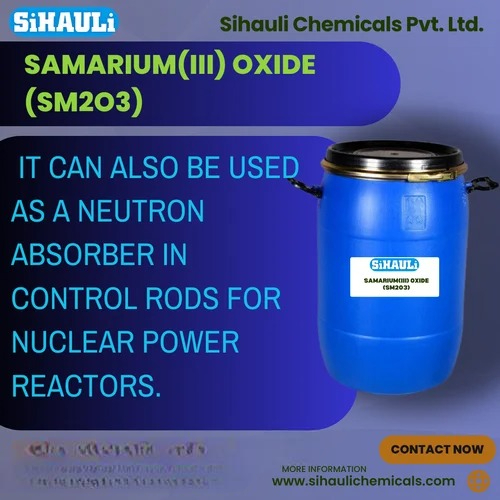 Samarium oxide (Sm2O3) Manufacturers, Suppliers, Exporters From Vasai