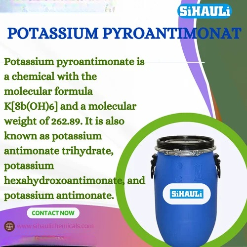 Potassium Pyroantimonate Manufacturers, Suppliers, Exporters From Vasai