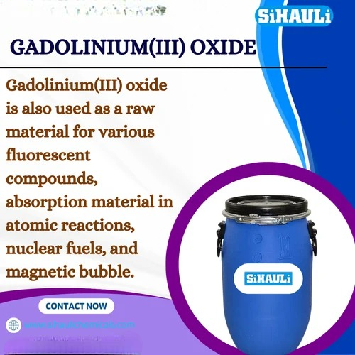 Gadolinium (III) oxide Manufacturers, Suppliers, Exporters From Vasai Mumbai