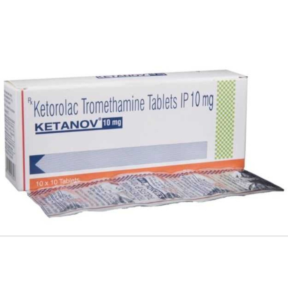 Ketanov Tab 10mg Ingredients: Ketorlac & Tromethamine