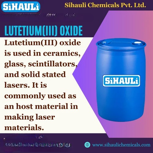 Lutetium (III) oxide Manufacturers, Suppliers, Exporters From Vasai Mumbai