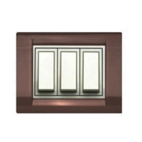Anchor Roma Switches - Polycarbonate Material, Standard Size, White Color | Modular Design, Fire-resistant, Shockproof, Uv-stabilized, Durable