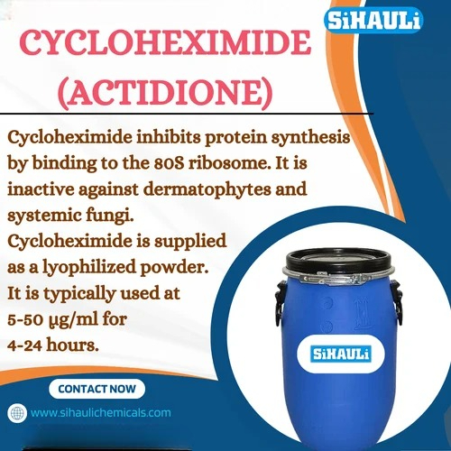 Cycloheximide ( Actidione ) Manufacturers, Suppliers, Exporters From Vasai
