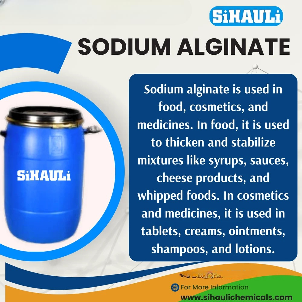 SODIUM ALGINATE Manufacturers, Suppliers, Exporters From Vasai Mumbai