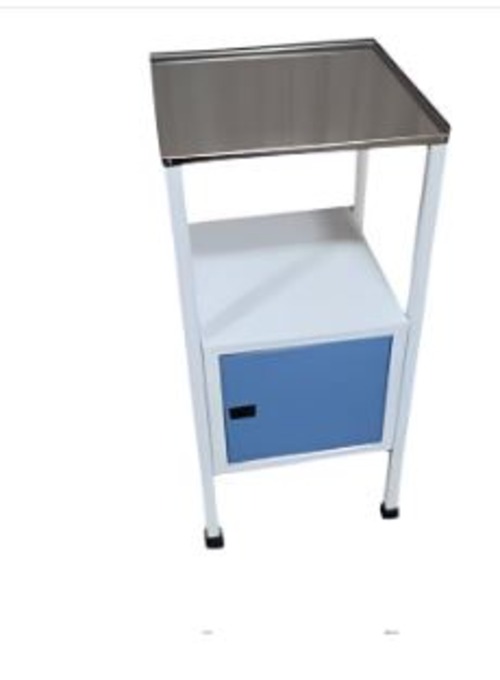 Bed Side Locker Genral - Abs Material, 480l X 480w X 800h Mm Size, Blue Color | Sleek Design, Versatile For Home And Office Use