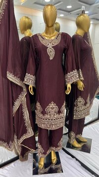 KURTI PANT WITH DUPATTA