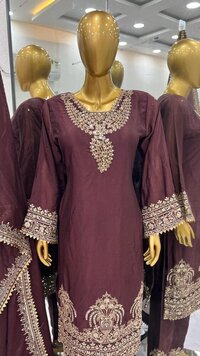 KURTI PANT WITH DUPATTA