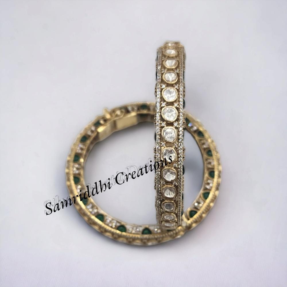 Diamond Polki Bangle